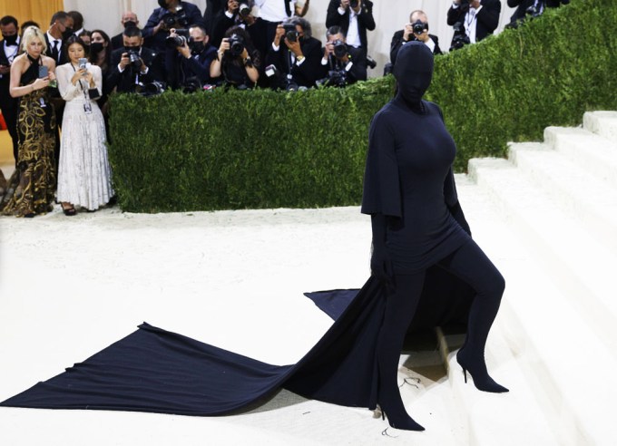 Kim Kardashian At The 2021 Met Gala