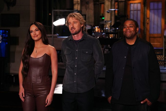 Owen Wilson, Kacey Musgraves, & Kenan Thompson greet the viewers