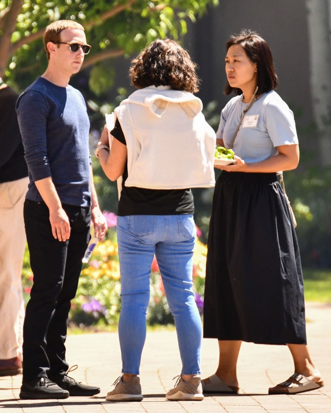 Priscilla Chan & Mark Zuckerberg In 2018