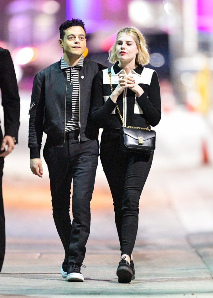 Rami Malek & Lucy Boynton Attend The ‘Jimmy Kimmel Live’ Show