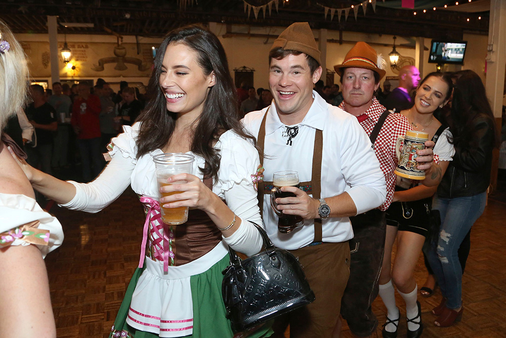 Adam Devine at the "Oktoberfest ", Huntington Beach, USA - 18 Oct 2019