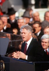 U.S. President William J. CLINTON gives his Inaugural Address after his 1997 Swearing-in Ceremony at the West Front of the Capitol, Washington DC, 20 January 1997
Art - various