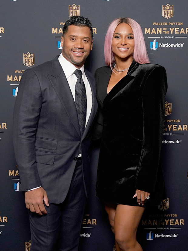 Ciara and Russell Wilson