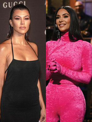 kourtney kardashian, kim kardashian