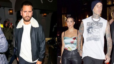 Scott Disick, Kourtney Kardashian & Travis Barker