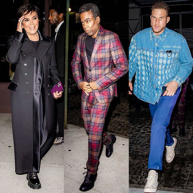 Kris Jenner, Chris Rock, Blake Griffin