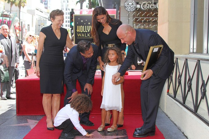 Vin Diesel’s Family Checks Out His Star On The Hollywood Walk Of Fame