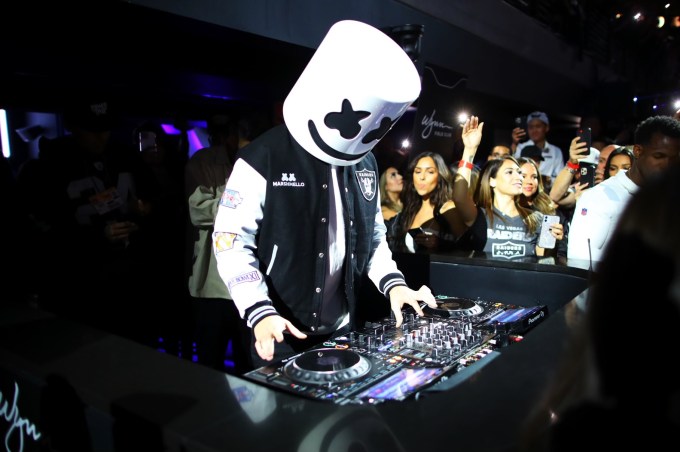 Marshmello Performs Halftime Show At Wynn Field Club In Allegiant Stadium