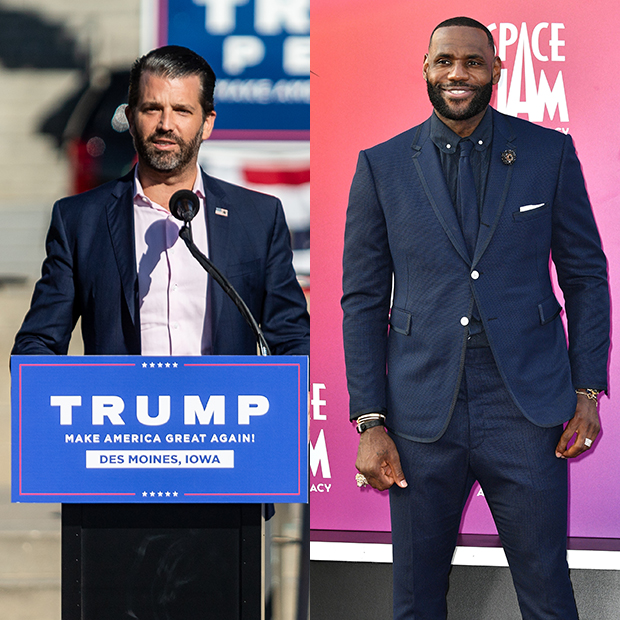 Donald Trump Jr., LeBron James