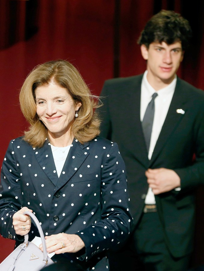 Caroline Kennedy and Jack Schlossberg at Harvard