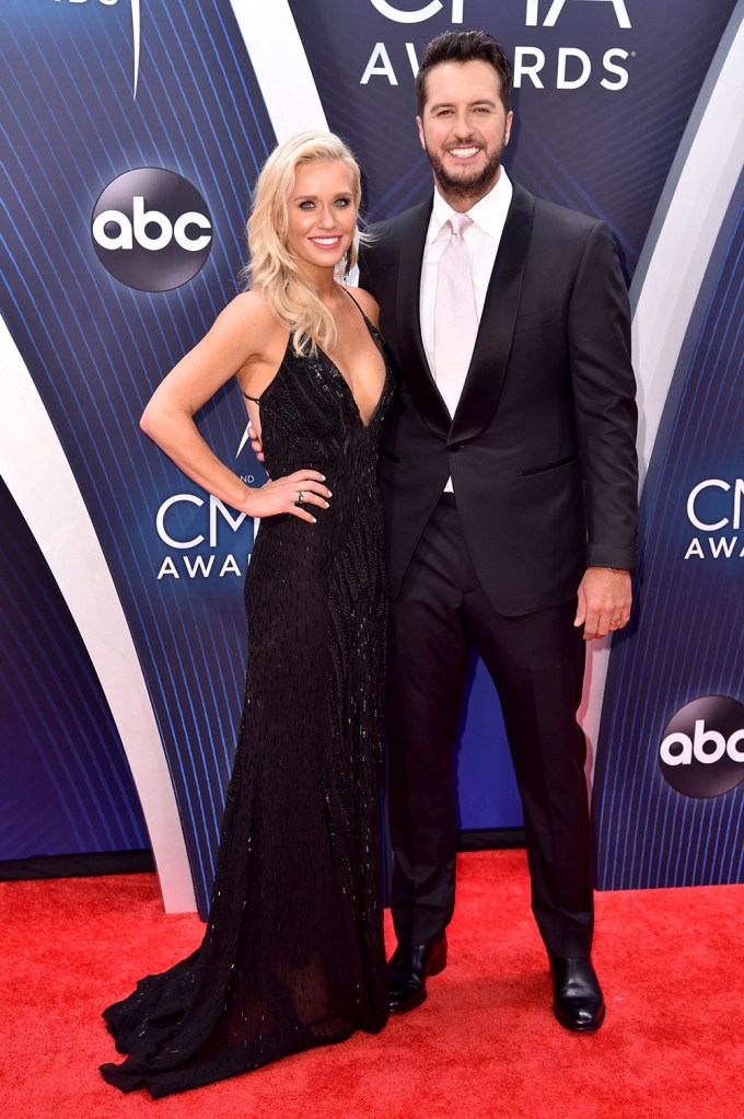 Luke Bryan & Caroline Boyer At 2018 CMA Awards