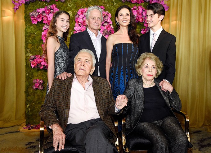 The Douglas Family At Kirk Douglas’ 100th Birthday