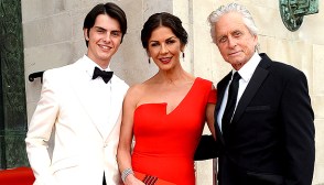 Michael Douglas, Catherine Zeta-Jones,Dylan Douglas
