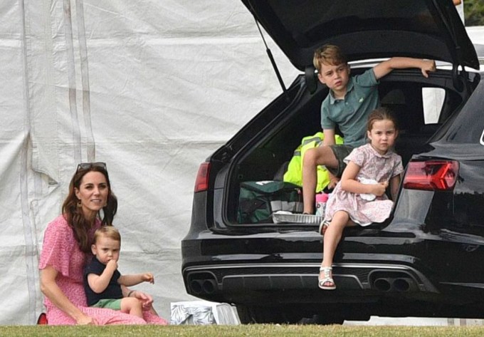 Kate Middleton & Her Three Children.