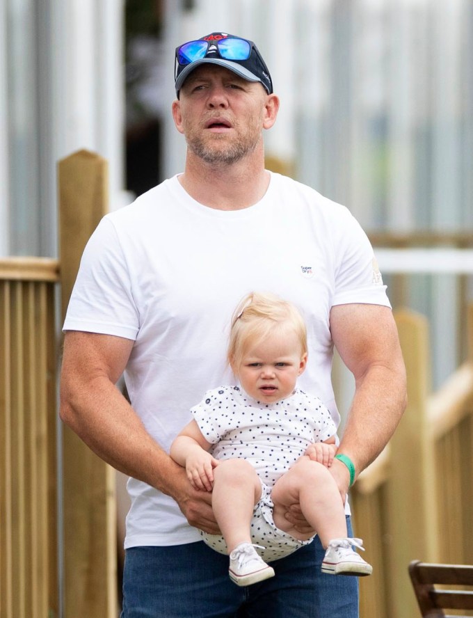 Mike Tindall & Daughter Lena