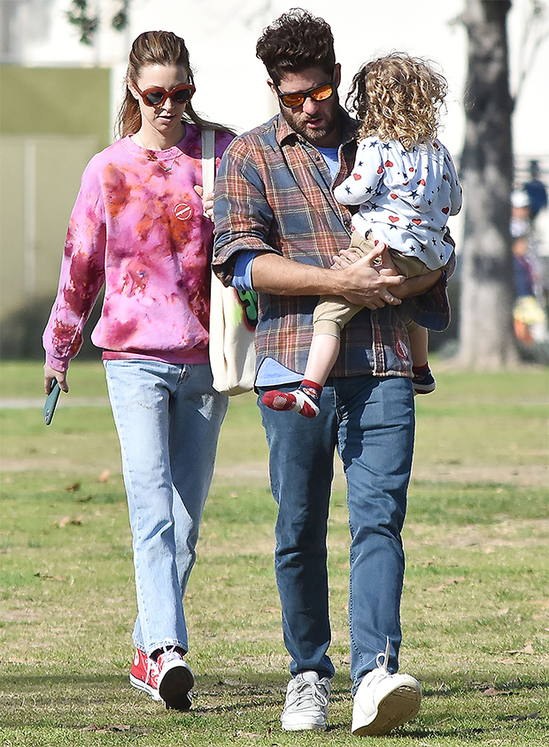 Whitney Port, Tim Rosenman & daughter Sonny 