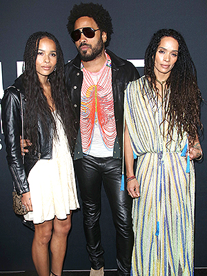Zoe Kravitz, Lenny Kravitz, Lisa Bonet