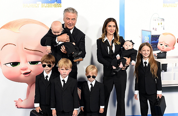 Alec Baldwin and his family