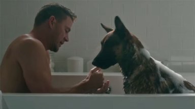 Channing Tatum & Dog