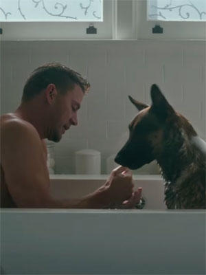 Channing Tatum & Dog