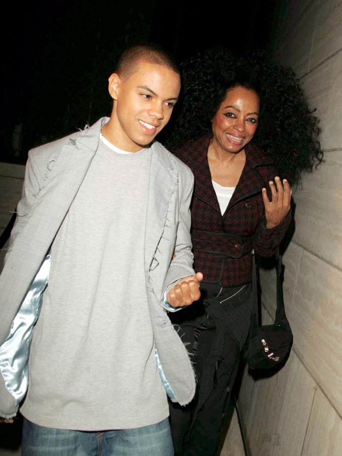 Diana Ross & Evan Olav In 2005