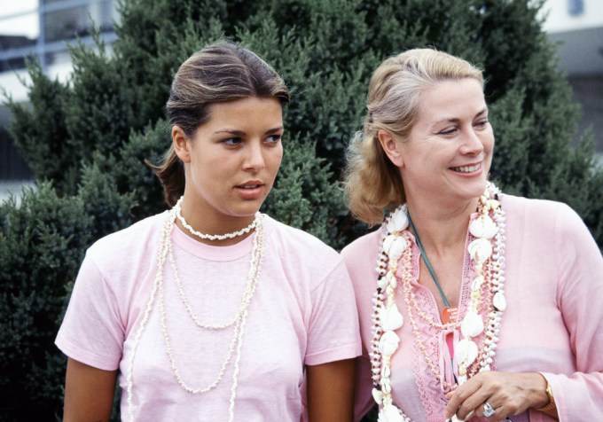 Princess Grace with Daughter Princess Caroline