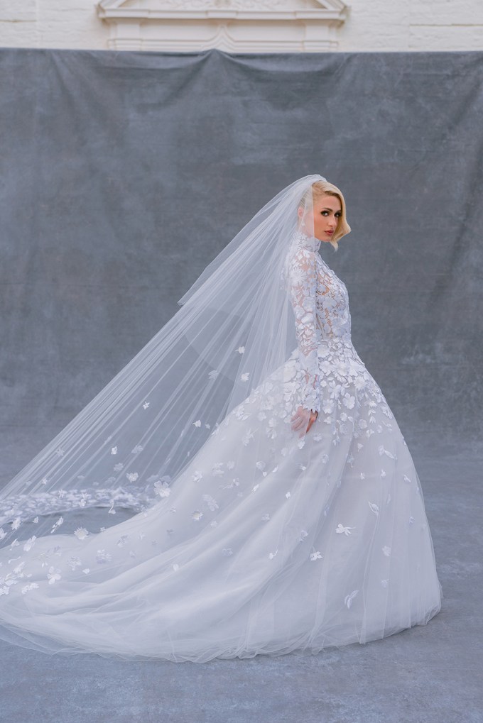 Paris Hilton’s Wedding Portrait