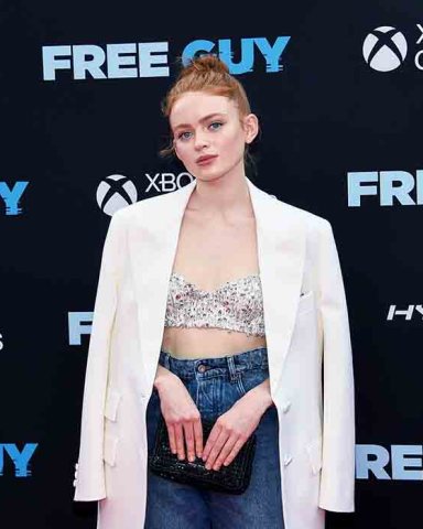 Actress Sadie Sink attends the world premiere of "Free Guy" at AMC Lincoln Square 13, in New York
World Premiere of "Free Guy", New York, United States - 03 Aug 2021