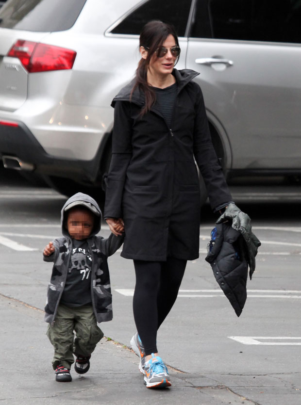 sandra bullock and son louis