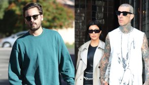 scott disick, kourtney kardashian and travis barker