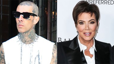 Travis Barker Kris Jenner