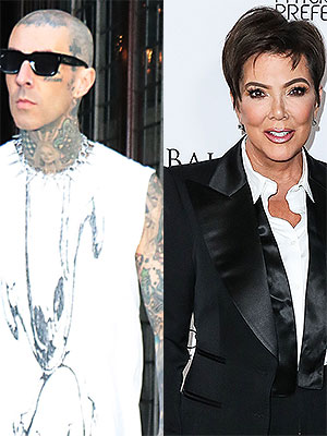 Travis Barker Kris Jenner