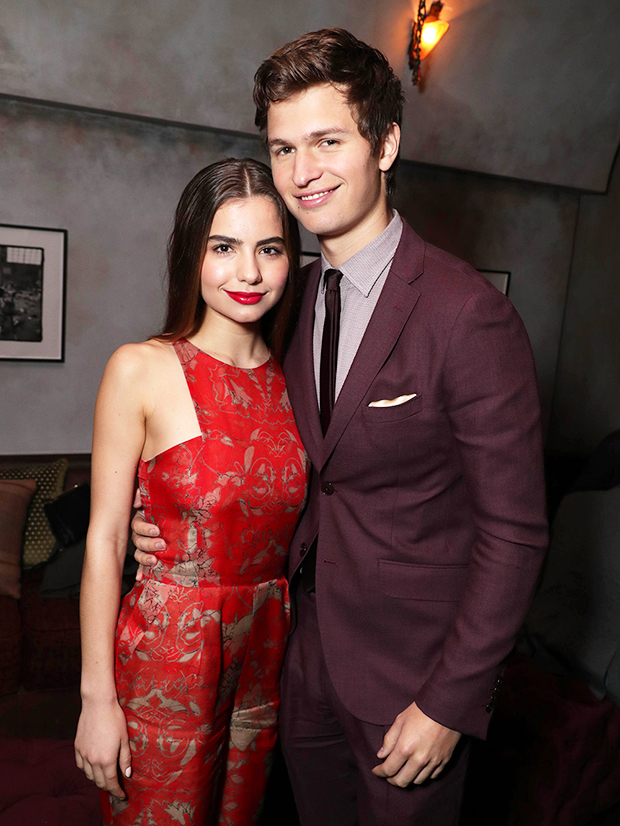 Violetta Komyshan and Ansel Elgort