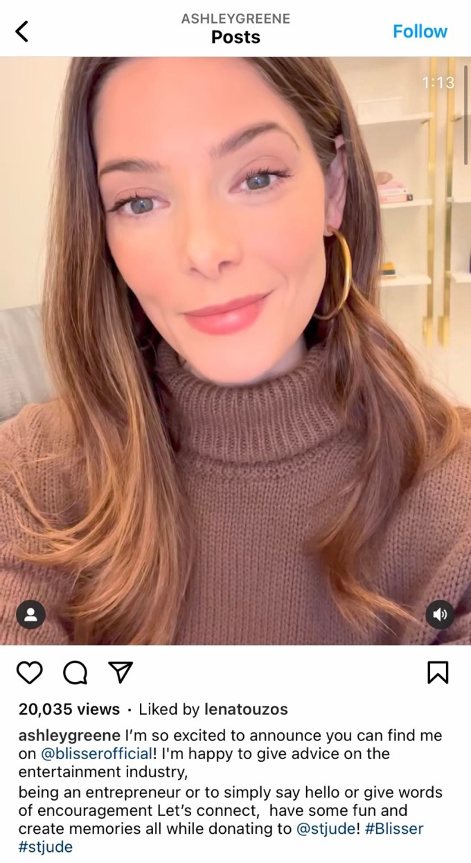 Ashley Greene Blisser