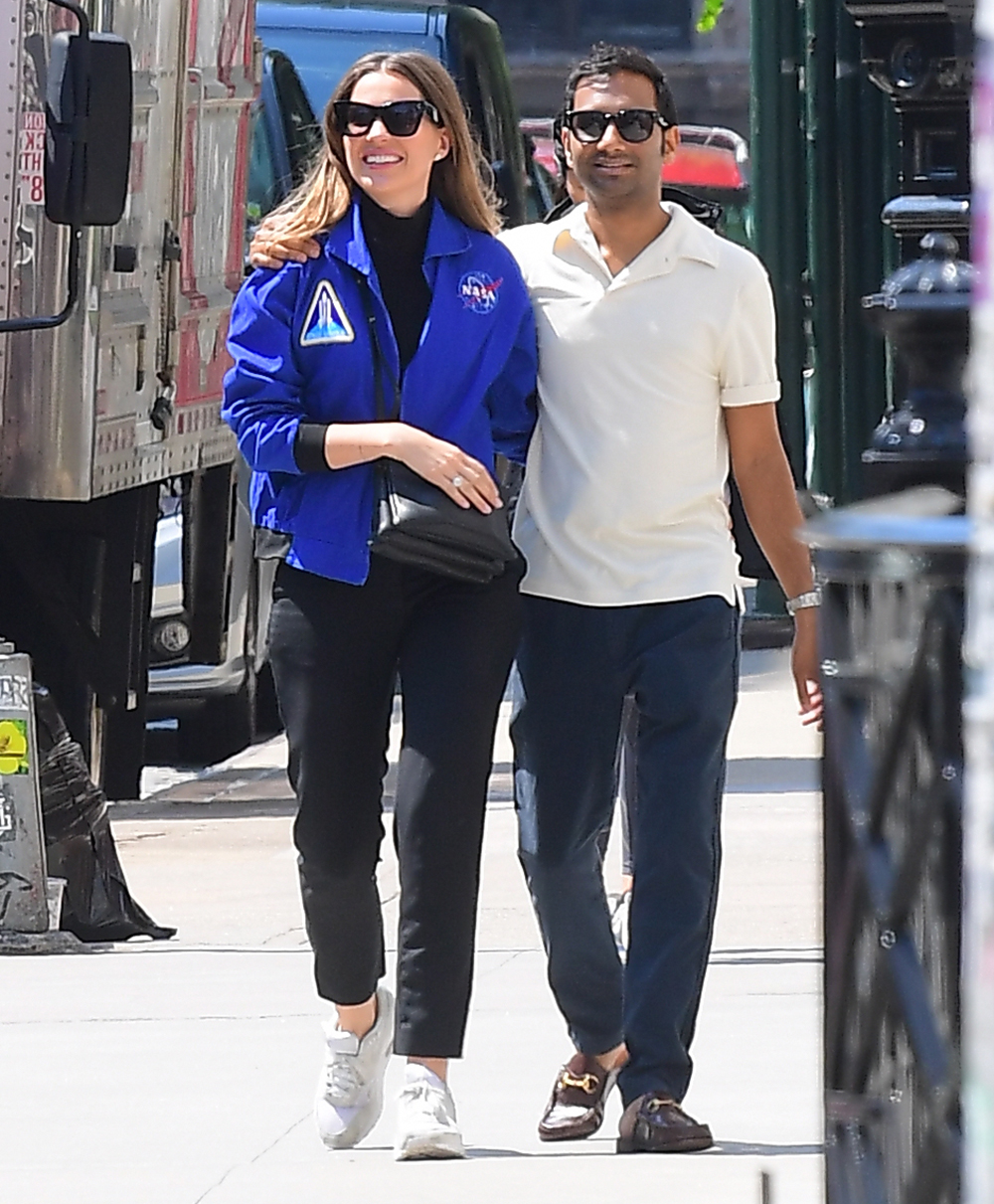 Aziz Ansari Spends his Sunday Loved Up with Girlfriend Serena Skov Campbell in NYC. The couple were spotted walking arm in arm while doing some light shopping in Soho

Pictured: Aziz Ansari,Serena Skov Campbell
Ref: SPL5091513 190519 NON-EXCLUSIVE
Picture by: DIGGZY / SplashNews.com

Splash News and Pictures
USA: +1 310-525-5808
London: +44 (0)20 8126 1009
Berlin: +49 175 3764 166
photodesk@splashnews.com

World Rights, No Portugal Rights