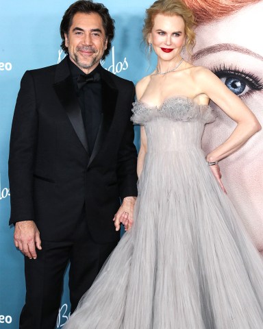 Actor Javier Bardem and actress Nicole Kidman arrive at the Los Angeles Premiere Of Amazon Studios' 'Being The Ricardos' held at the Academy Museum of Motion Pictures on December 6, 2021 in Los Angeles, California, United States.
Los Angeles Premiere Of Amazon Studios' 'Being The Ricardos', United States - 07 Dec 2021