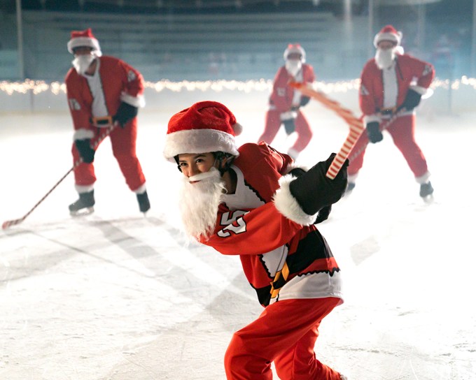 Scarlett Estevez Dons A Santa Outfit