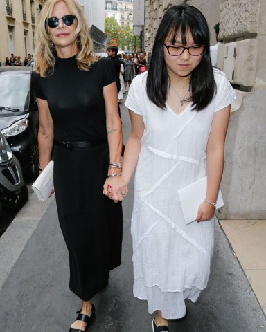 Meg Ryan and her daughter Daisy True Ryan
Schiaparelli show, Arrivals, Fall Winter 2019, Haute Couture Fashion Week, Paris, France - 01 Jul 2019