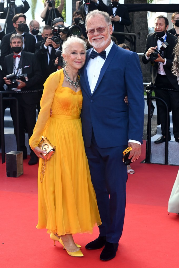 Hellen Mirren & Taylor Hackford At The ‘Annette’ Premiere