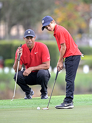 tiger woods and son charlie