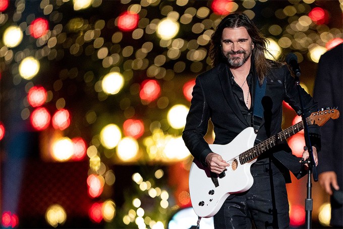 Juanes performs at Joe Biden’s White House Christmas Tree lighting