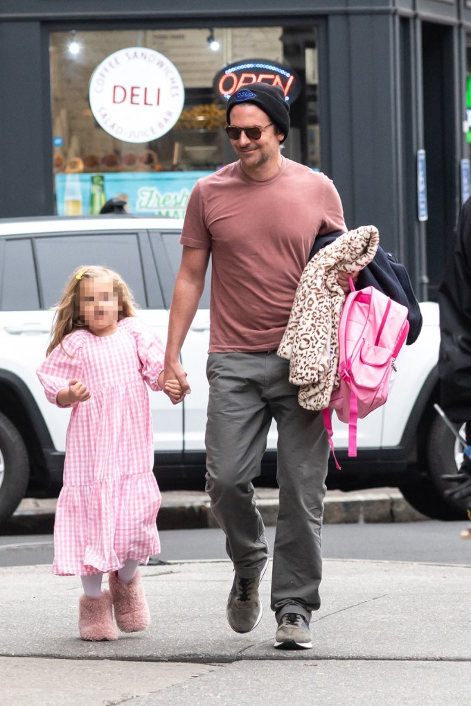 Bradley Cooper Carries Lea’s Things