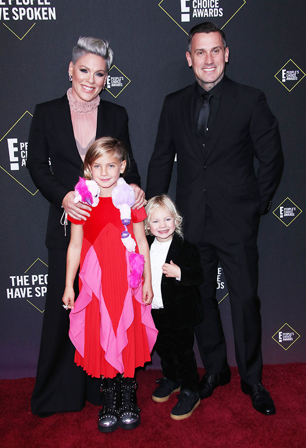 Pink Carey Hart Willow Hart Jameson Hart