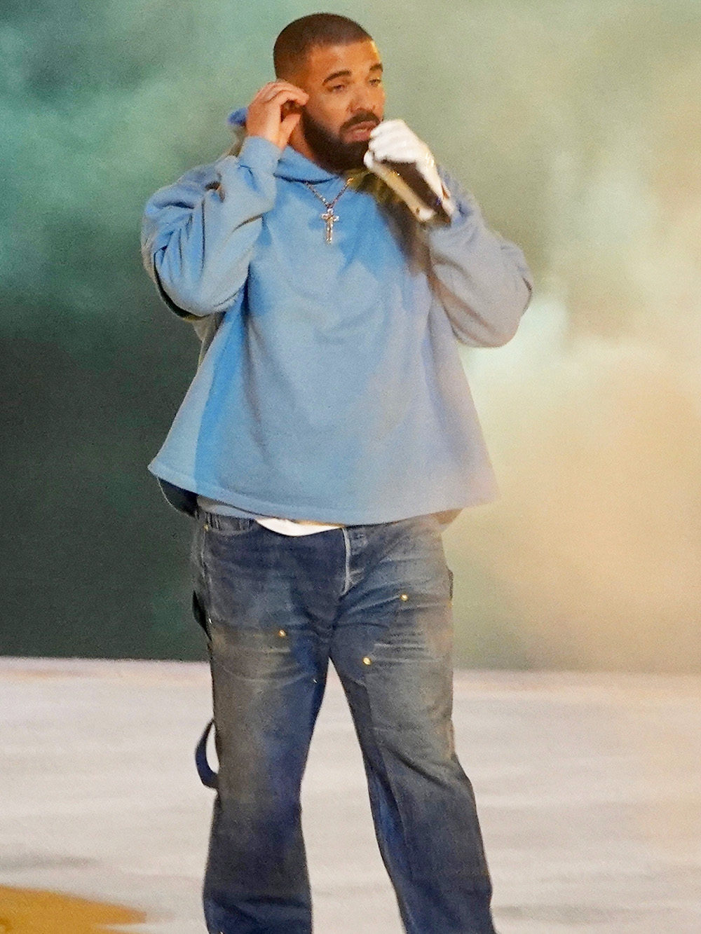 Kanye Ye West and special guest Drake perform at the “Free Larry Hoover” Benefit Concert