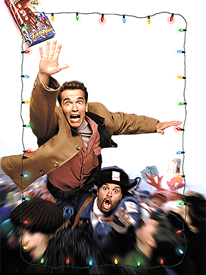 JINGLE ALL THE WAY, Arnold Schwarzenegger, Sinbad, 1996. TM and Copyright © 20th Century Fox Film Corp. All rights reserved. Courtesy: Everett Collection.