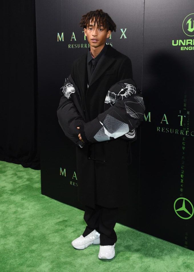 Jaden Smith Walks Red Carpet At ‘The Matrix Resurrections’ Premiere