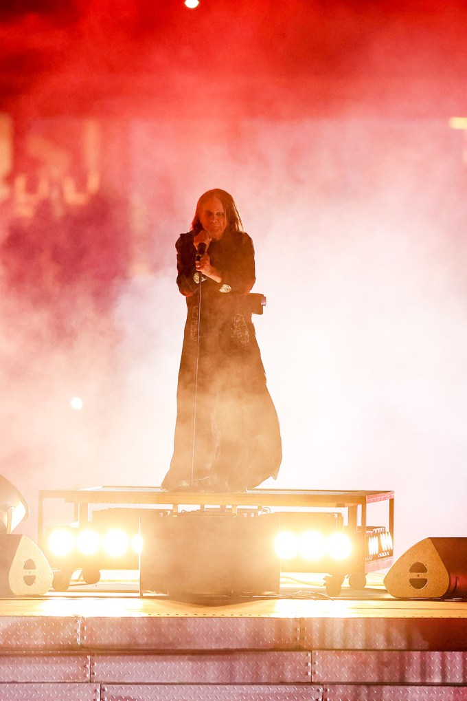 Ozzy Osbourne performs at the 2022 Commonwealth Games