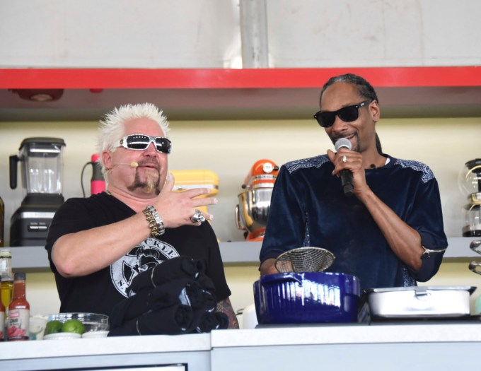 Guy Fieri & Snoop Dogg at the South Beach Wine & Food Festival