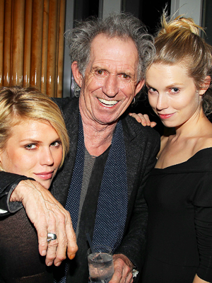 Keith Richards and his kids