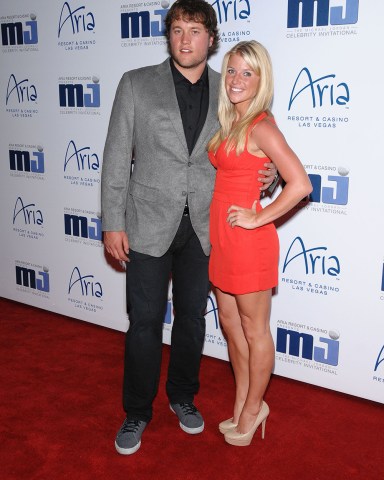 Matthew Stafford and Kelly Hall
Michael Jordan Celebrity Invitational Gala at the Aria Resort & Casino at Citycenter in Las Vegas, America - 30 Mar 2012